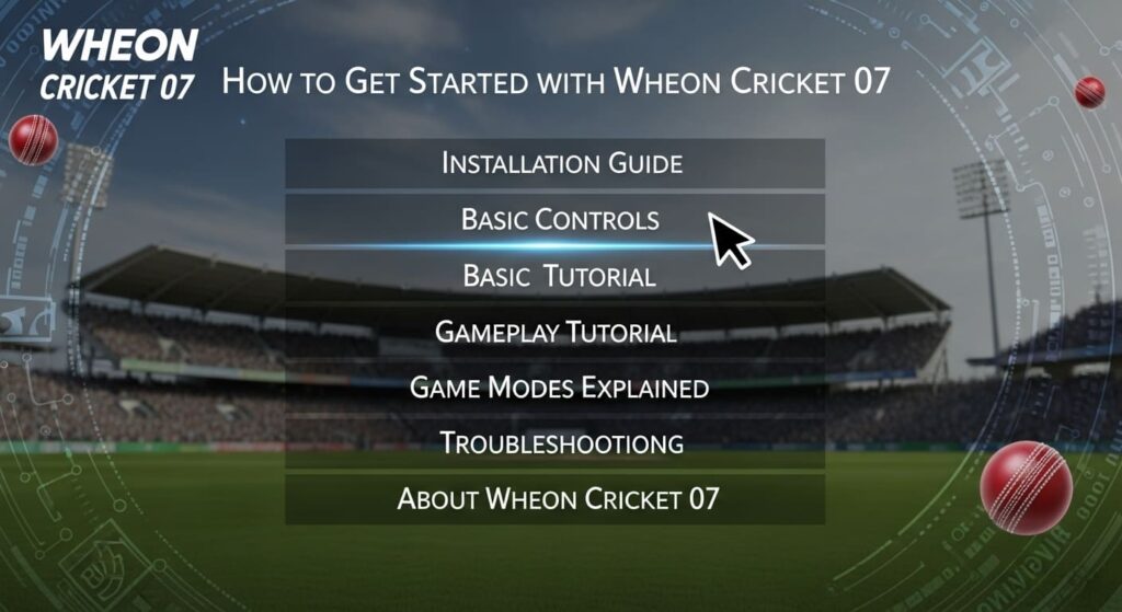 Wheon Cricket 07: The Ultimate Guide to a Timeless Cricket Gaming Classic How to Get Started with Wheon Cricket 07
