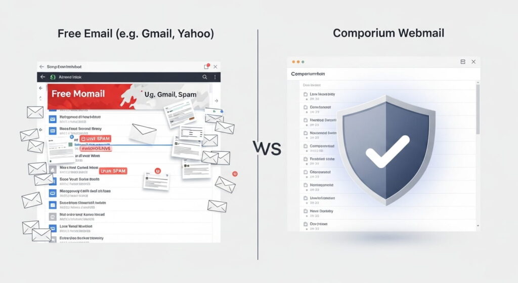 Why Choose Comporium Webmail Over Free Email Services?