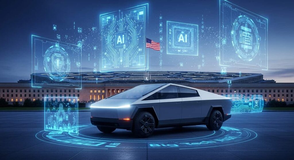Inside the Growing Connection Between the Pentagon, Big Tech, and the Tesla Cybertruck Tesla Cybertruck